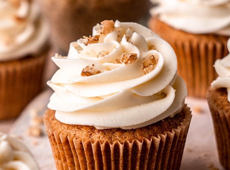 Carrot Cake Cupcakes - In Bloom Bakery